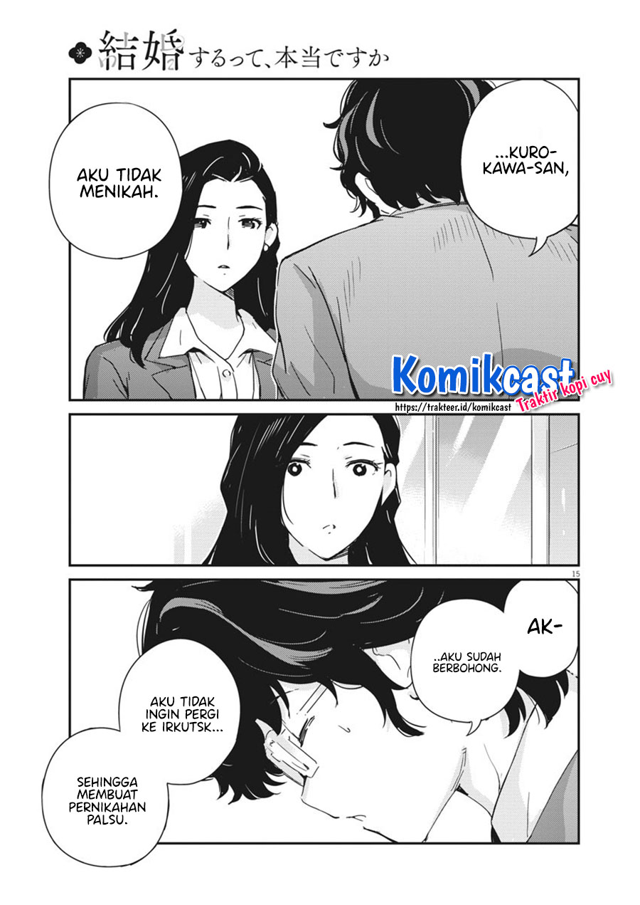 Kekkon Surutte, Hontou Desu ka? Chapter 47 Gambar 16